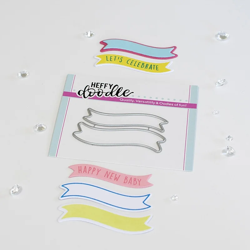 

New Design Slogan Flag words Letters Metal Cutting Dies and Clear Stamps Craft Stencil Scrapbook Album Paper Make Template Decor