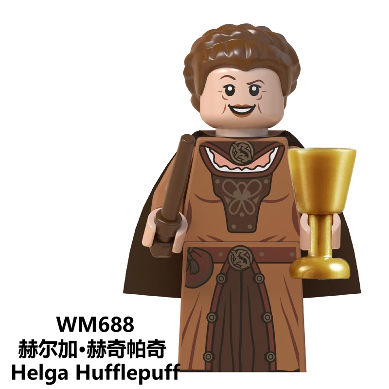 WM688 Harrys potteres Дамблдор Orion Нарцисса Салазар Слизерин Ровена Griffindor Хагрид, строительные блоки, игрушки для малышей в подарок WM679 - Цвет: WM688