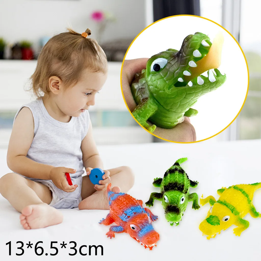 Новинка игрушки животные крокодил укус родитель и ребенок креативные для