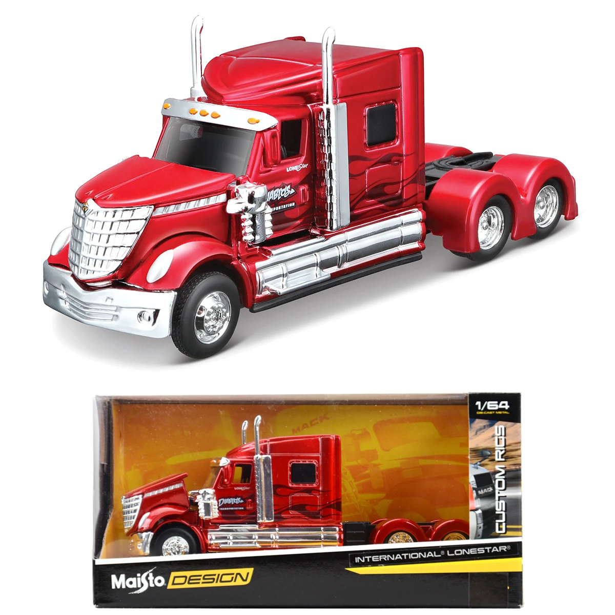 Коллекционный набор автомобилей Maisto 1:64 Big Rig литой под давлением хобби модель