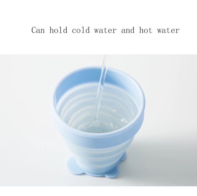 200 мл телескопическая водная напольная чашка складной чистки рот чашки