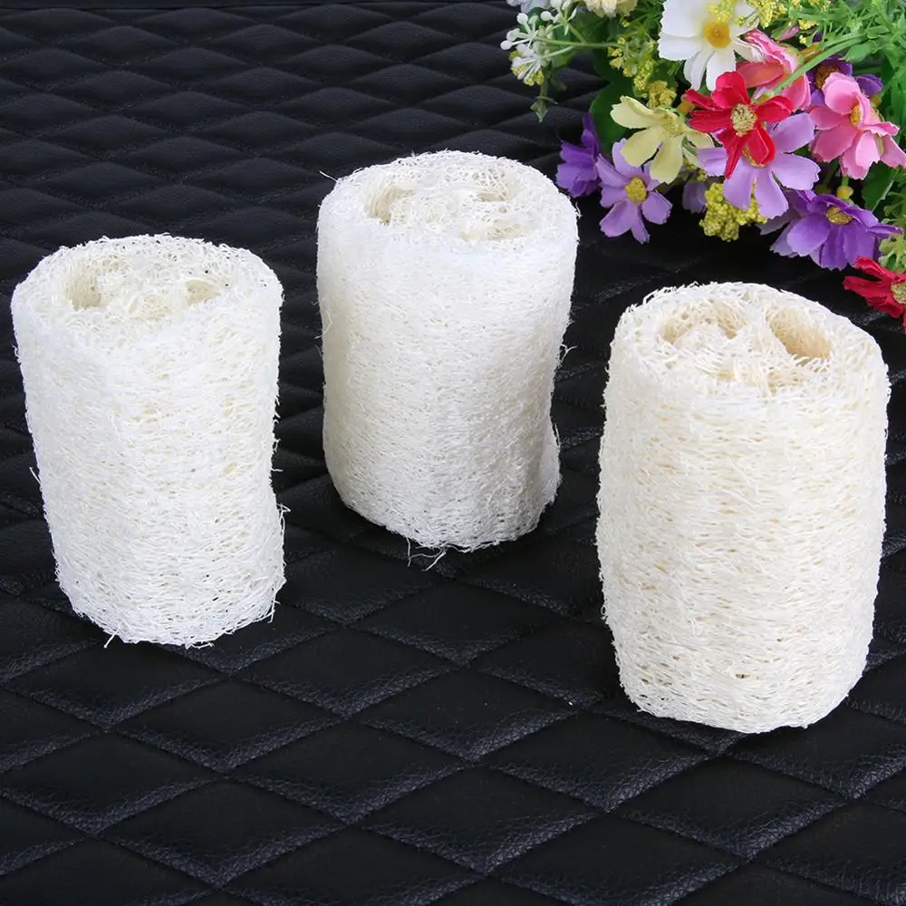 3 шт./компл. тела ванны душевая Губка скруббер люфы Luffa Loofa Мягкий купальный массаж