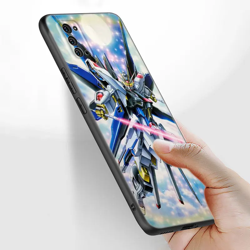 Чехол для телефона в стиле аниме Gundam-Robot Samsung Galaxy S22 Pro S21 S20 Ultra FE S10 Lite S9 S8 Plus S10E 5G