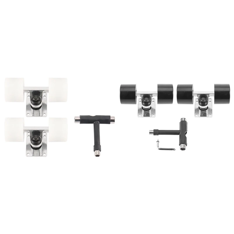 

Mini Skateboard Truck 3.25inch Parts 60X45Mm ABEC 9 Bearing Kit Truck Wheels