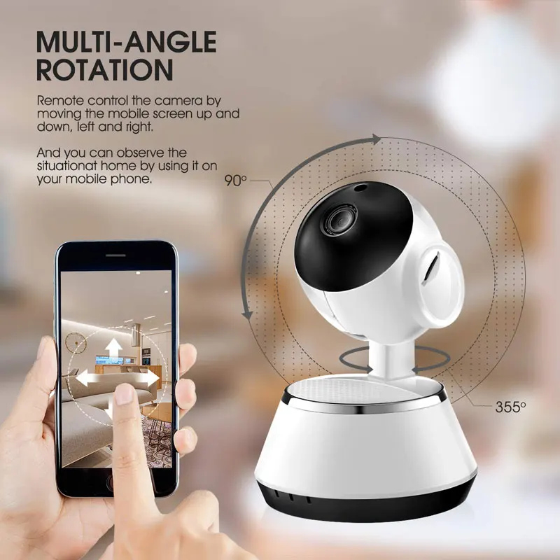 JOYZON Видеоняни и радионяни 1080P экшн-камера с Wi-Fi IP Камера ночного видения