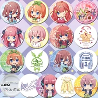 16pcs the quintessential quintuplets nakano ichika bedge collect figure bags badge button brooch pin souvenir cosplay gift