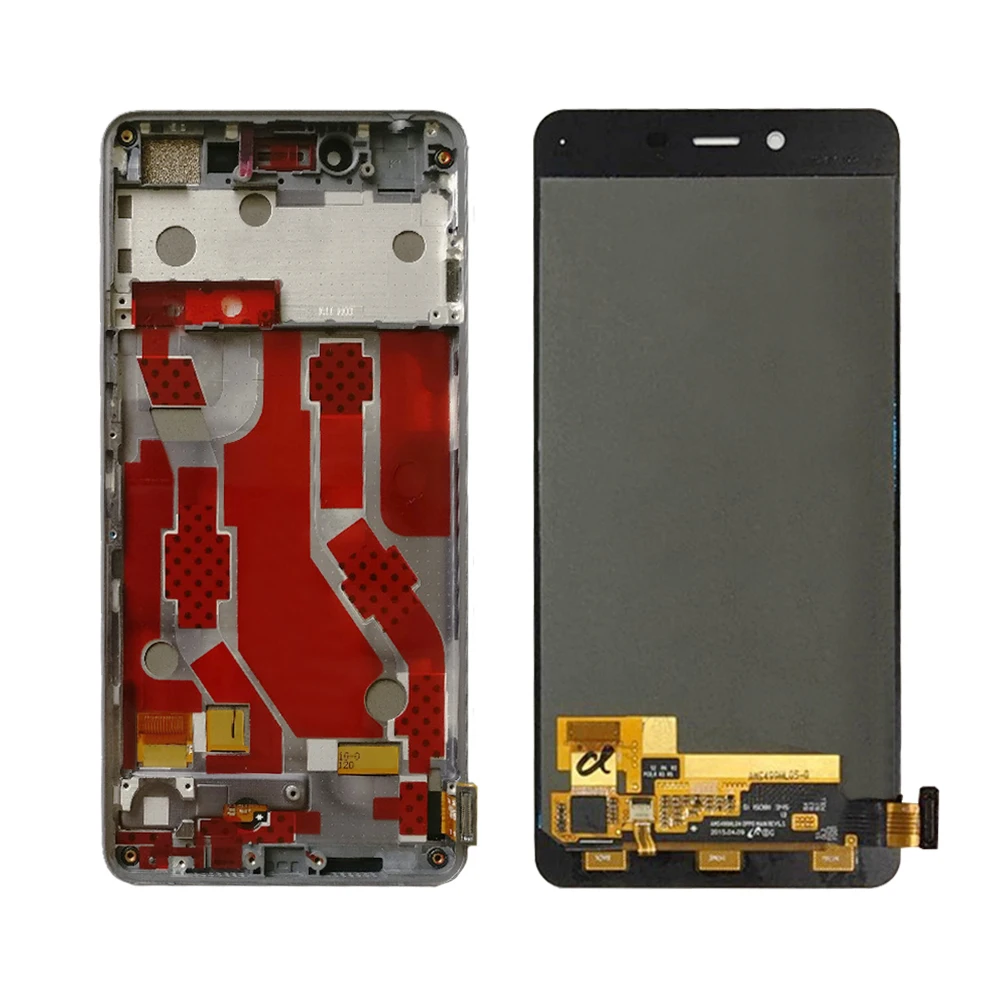 Для OnePlus X lcd кодирующий преобразователь сенсорного экрана в сборе для Oneplus X дисплей с рамкой Замена 1+ X E1001 E1003 E1005
