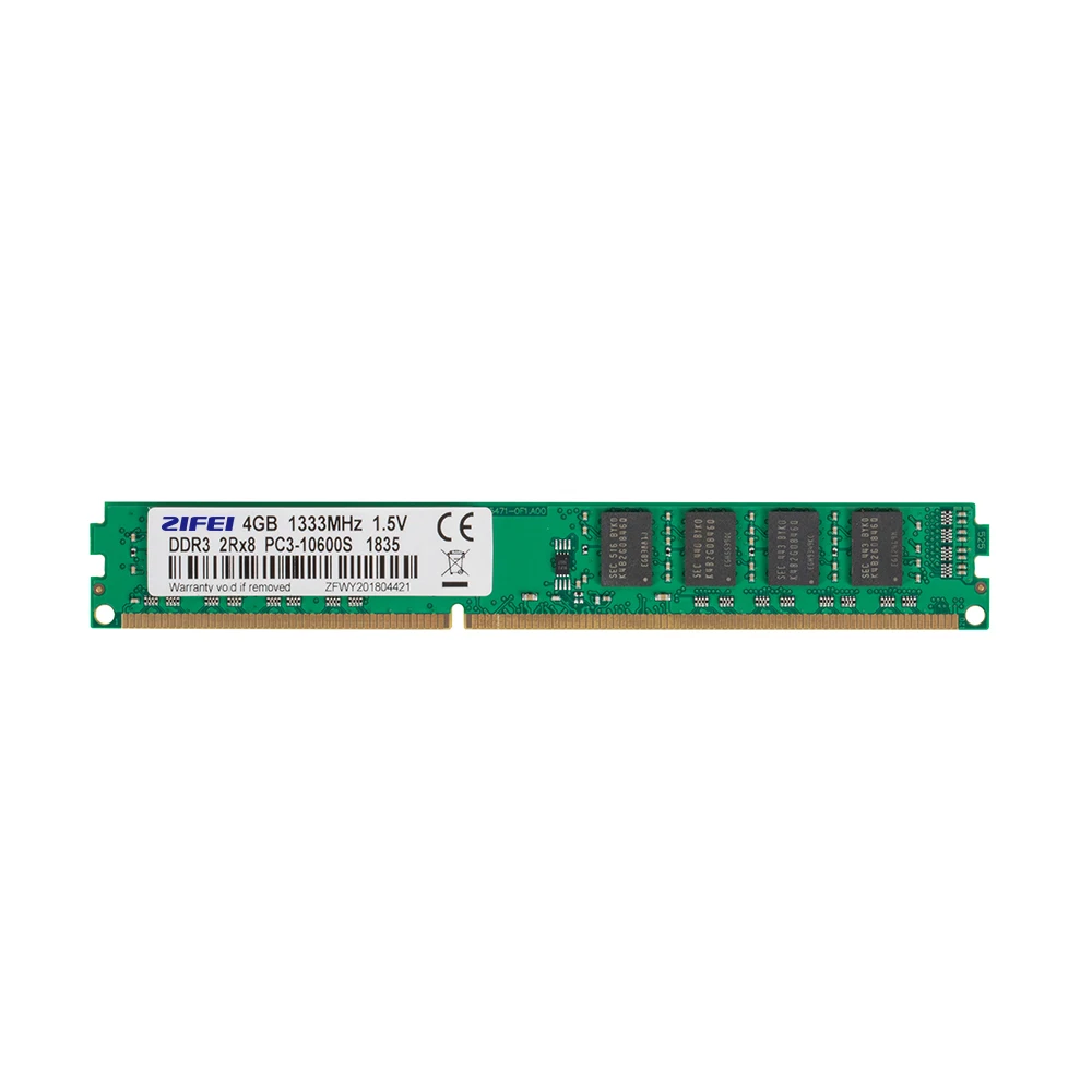 zifei ram ddr3 8gb 4gb 1600mhz 1333mhz 1066mhz 240pin udimm desktop memory fully compatible for intel and amd free global shipping