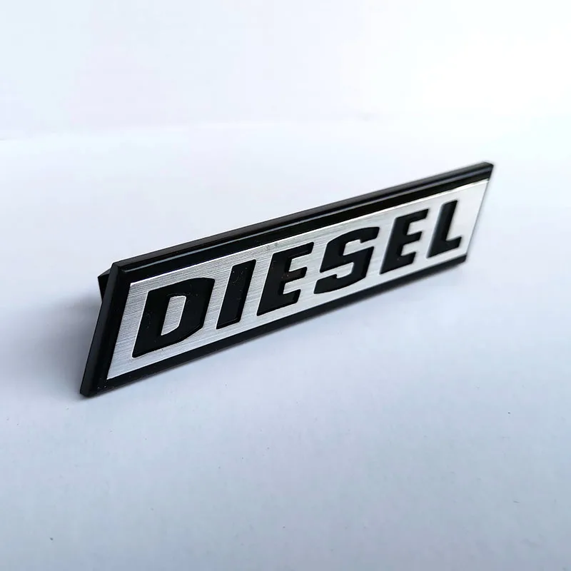 Emblema diesel do logotipo da grade dianteira do radiador do golfe mki
