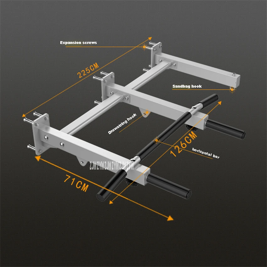 

Horizontal Bar Cold Rolled Steel Pipe Wall Chin Up Pull Up Bar Wall Parallel Bar Boxing Sandbag Rack Indoor Fitness Equipment