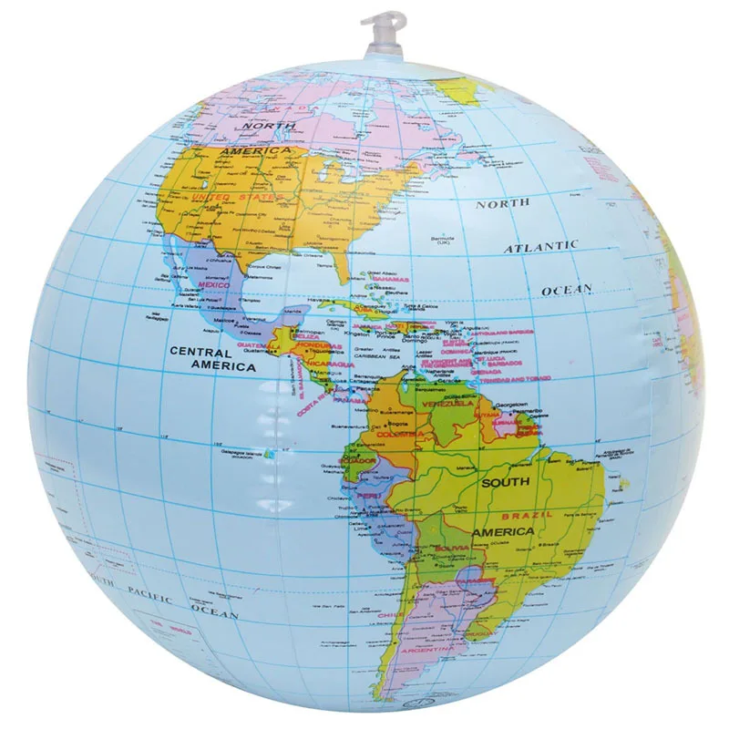 

Inflatable Globe World Earth Ocean Map Ball Geography Learning Educational Beach Ball Kids Toy Home Office Decoration Beach Ball