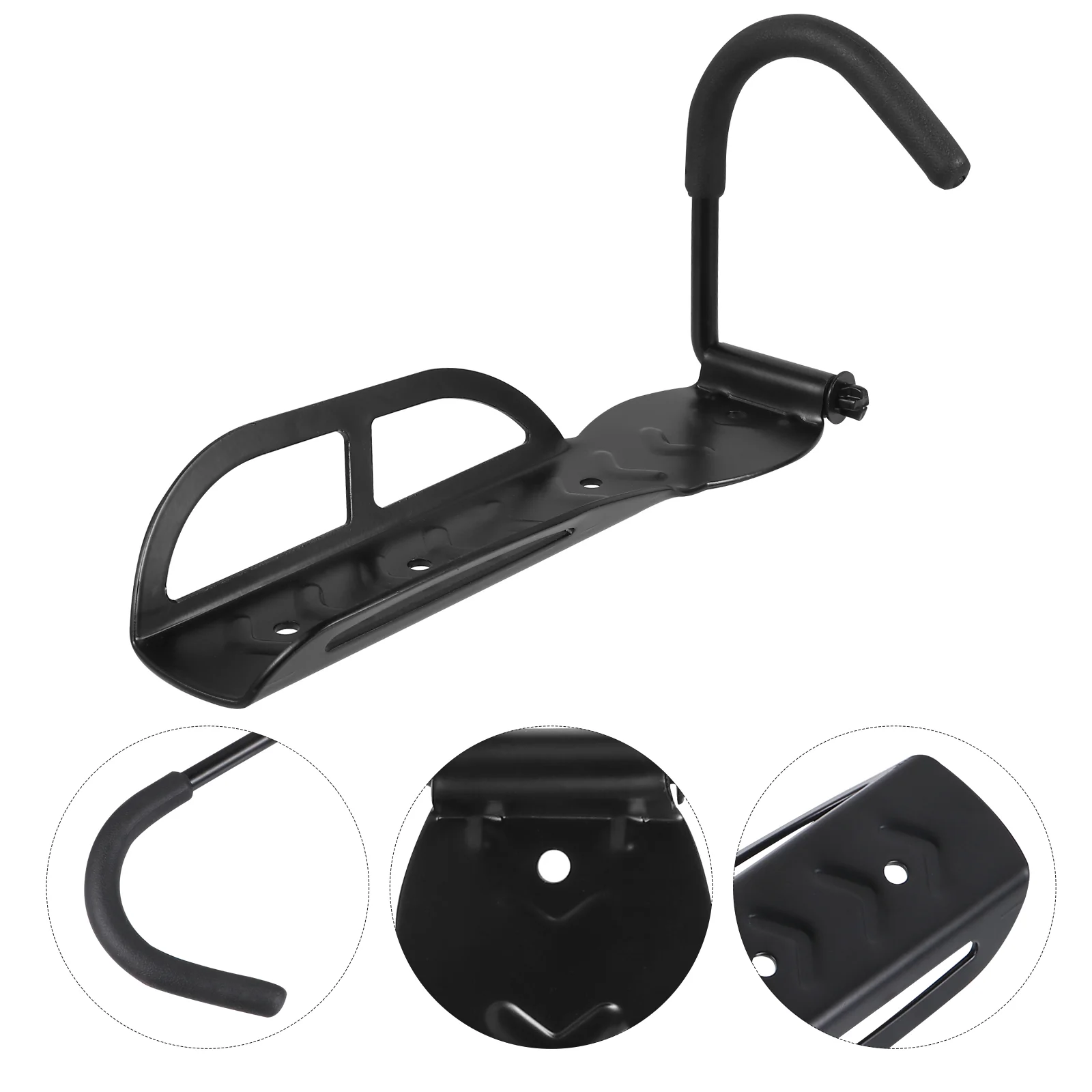 

Scooter Wall Mount Hook Bike Hanging Wall Mount Storage Hanging Rack (Black)