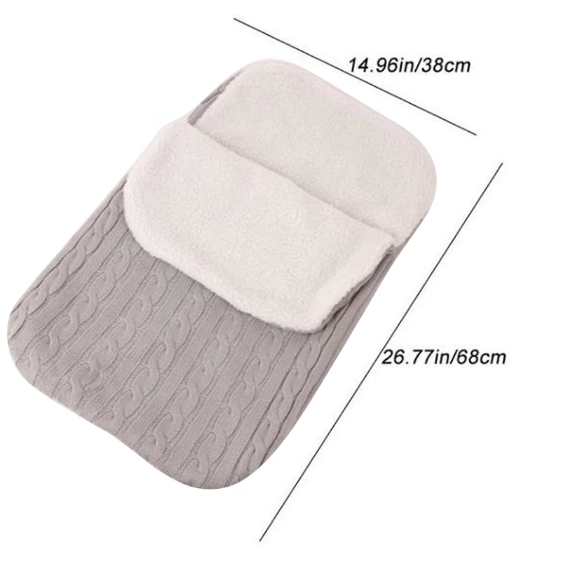 

Baby Sleeping Bag Newborn Baby Infant Knit Swaddle Wrap Swaddling Blanket Warm Sleeping Bag Winter Warm Sleepsack