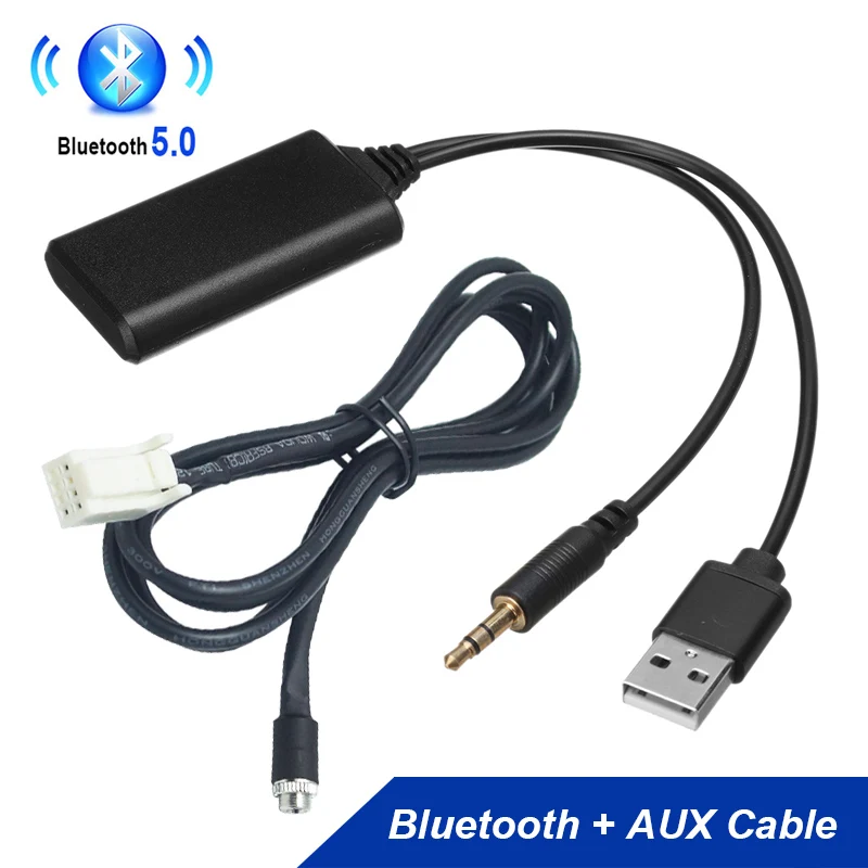 Автомобильный радиоприемник Bluetooth 3 5 мм радиокабель Aux Женский 8 контактный