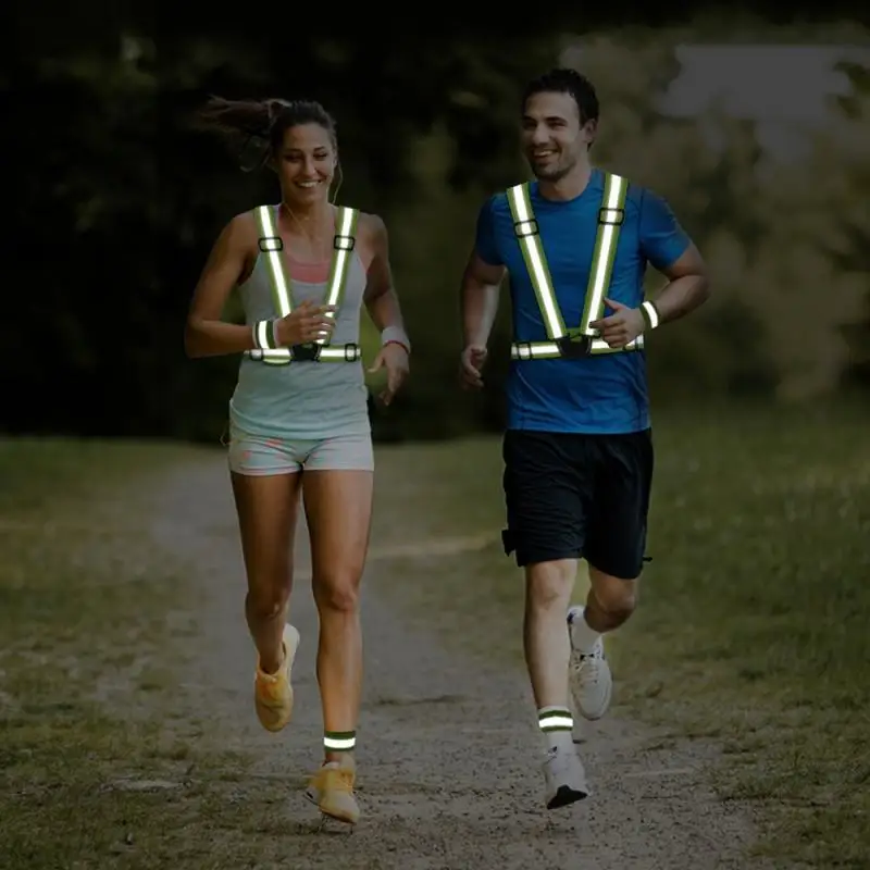

Safe Reflective Safety Vest Reflective Band Vest Safety Vest Bright Vest For Work Signal Vest For Night Work Running Cycling