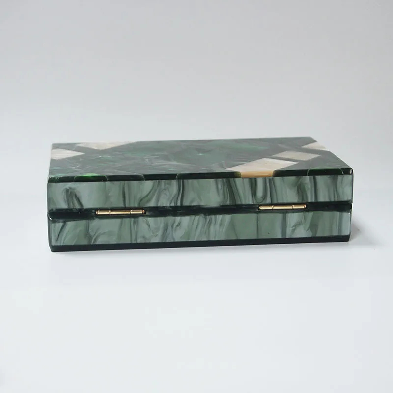 Акриловый женский клатч с жемчугом Женская сумочка Длинные кошельки мобильный