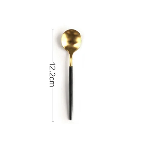 Black Gold 4 Столовый набор, столовые приборы, ножи, вилки, ложки, посуда Wester, кухонная посуда, нержавеющая сталь, для дома, вечерние, свадебные украшения, набор посуды - Цвет: Black Gold 4