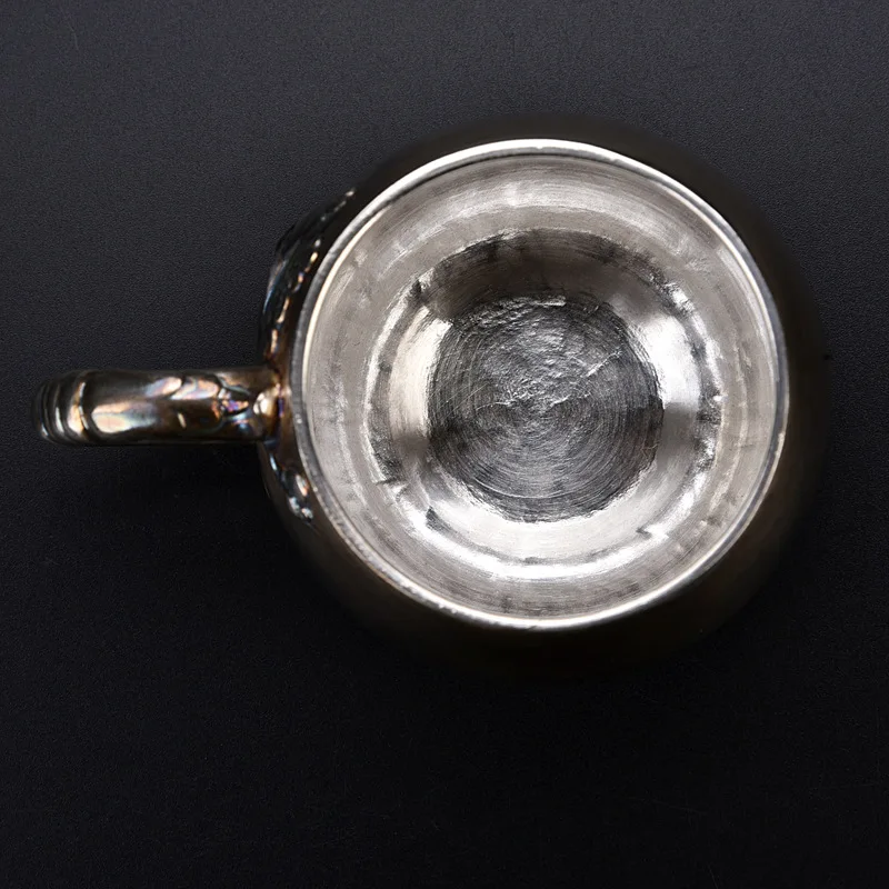 Семь цветов античное серебро позолоченная вода кружка Офисная чайная чашка