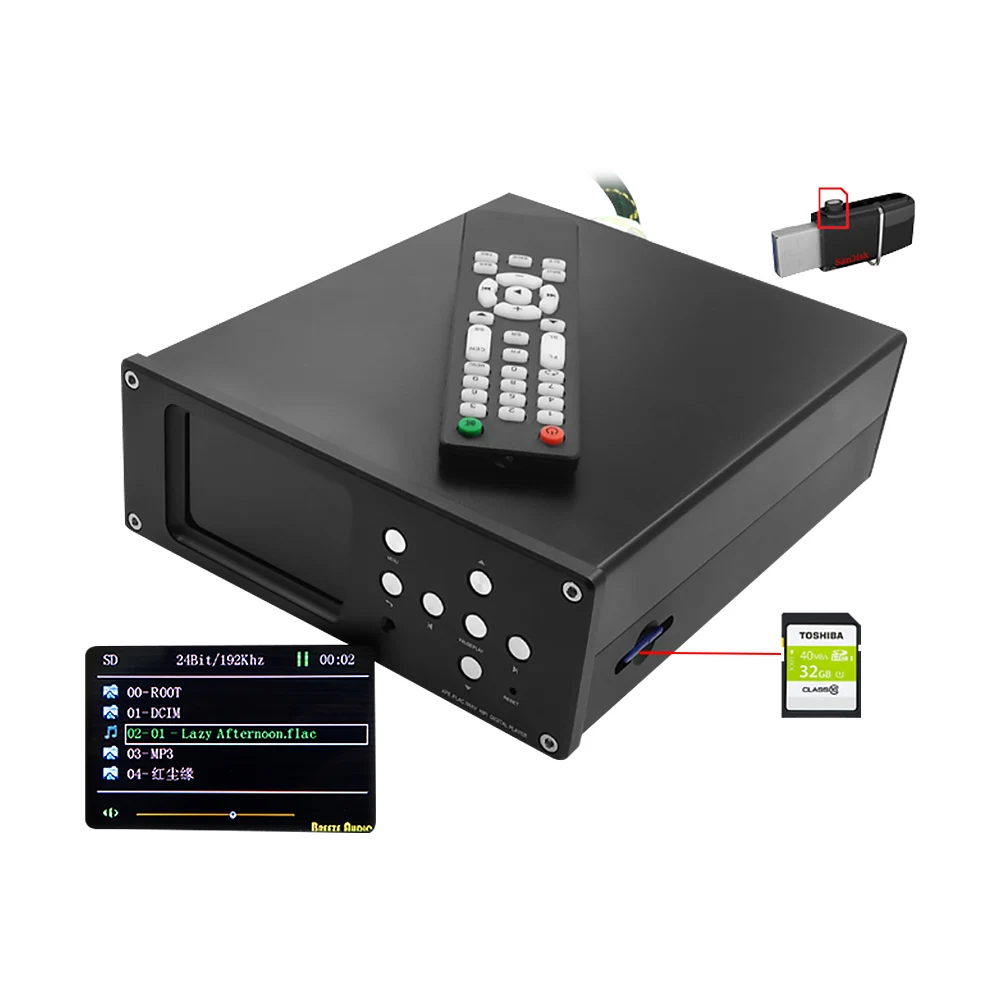 Аудио декодер AIYIMA APTX HD Bluetooth 5 0 DV20A цифровой поворотный стол музыкальный плеер APE DAC