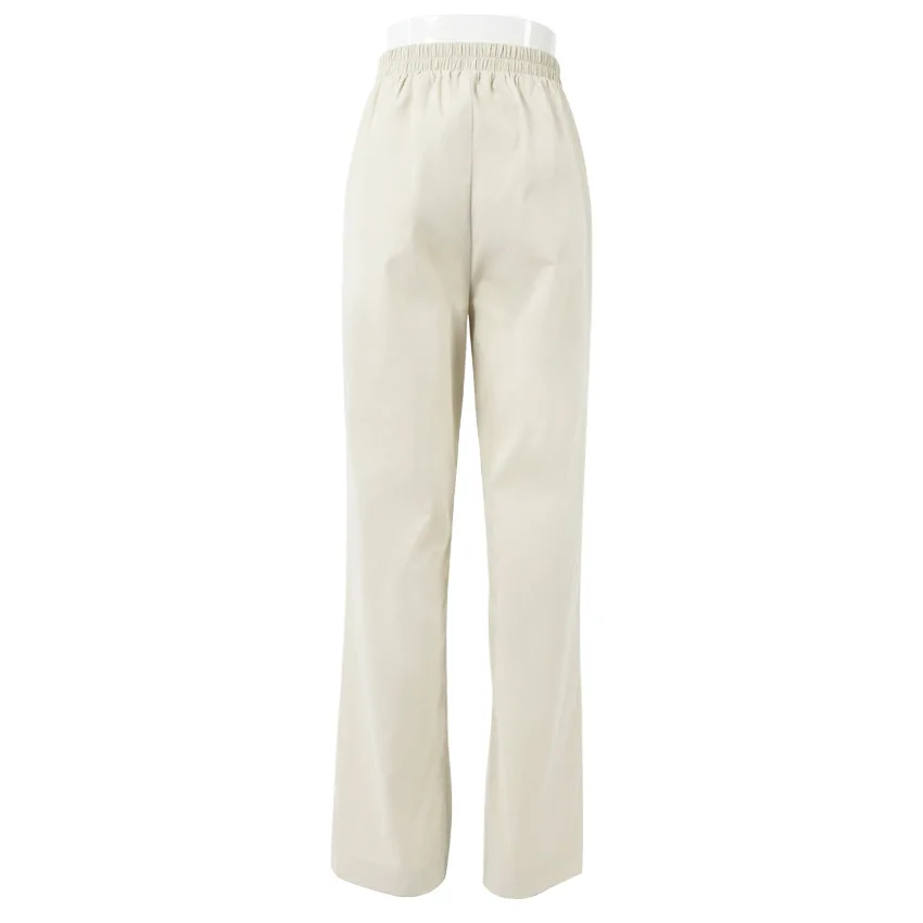 

2020 Autumn High-waist Nine-point Pants New Elastic Straight Leg Ladies Casual Pants Suit Pants