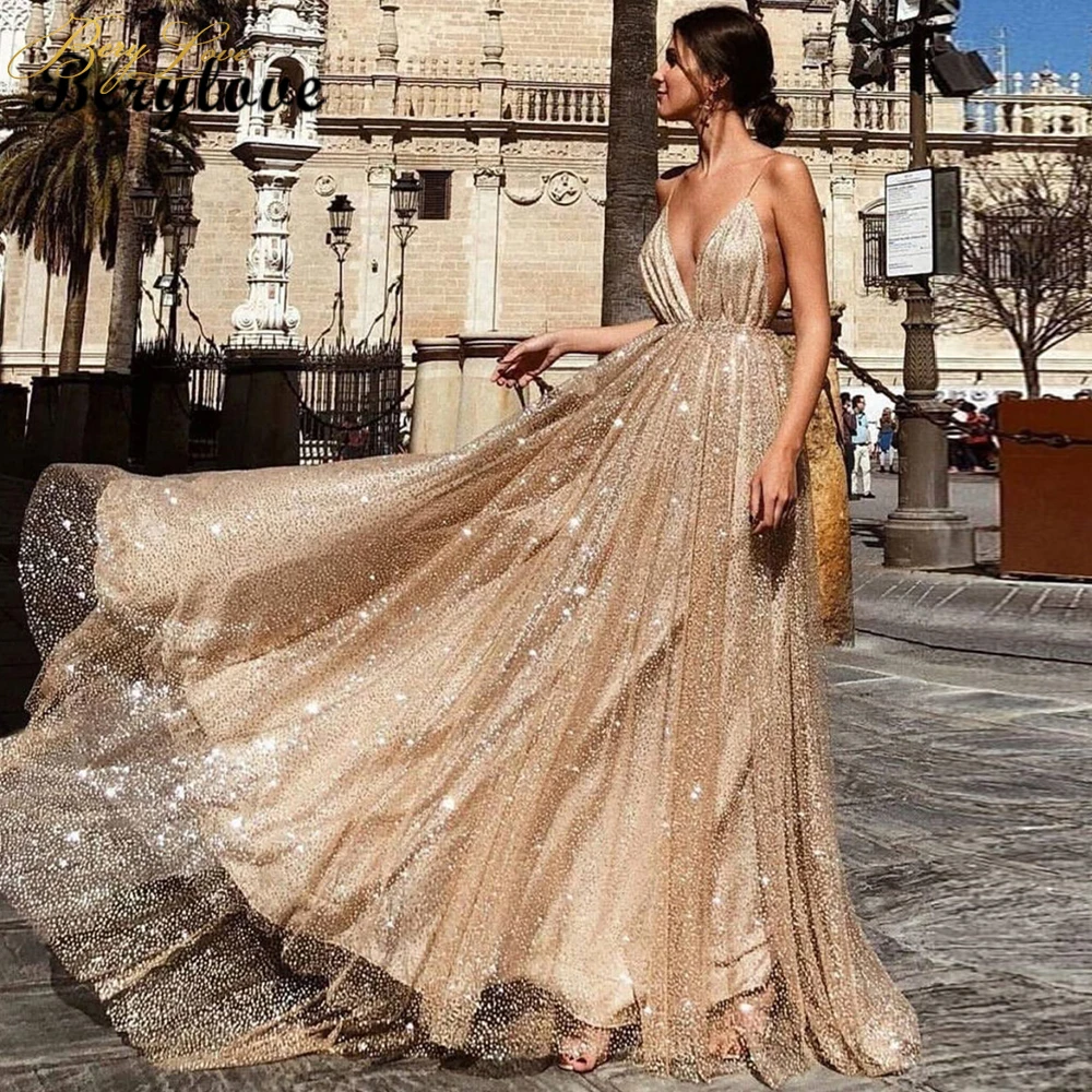 

Blush Pink Prom Dresses 2020 Crystal Bead Top Tulle Elegant Long Prom Gown Illusion Waist Sweep Train Plus Size Cheap Dress Sexy