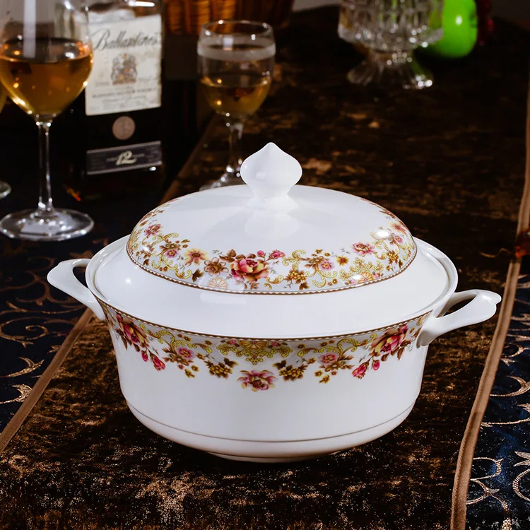 Verkaufen Glasuren In Farbe Jingdezhen Bone China Besteck Set 59 STÜCK Schöne Schalen Und Schüsseln Set Schalen Und Schüsseln Set Schüsseln