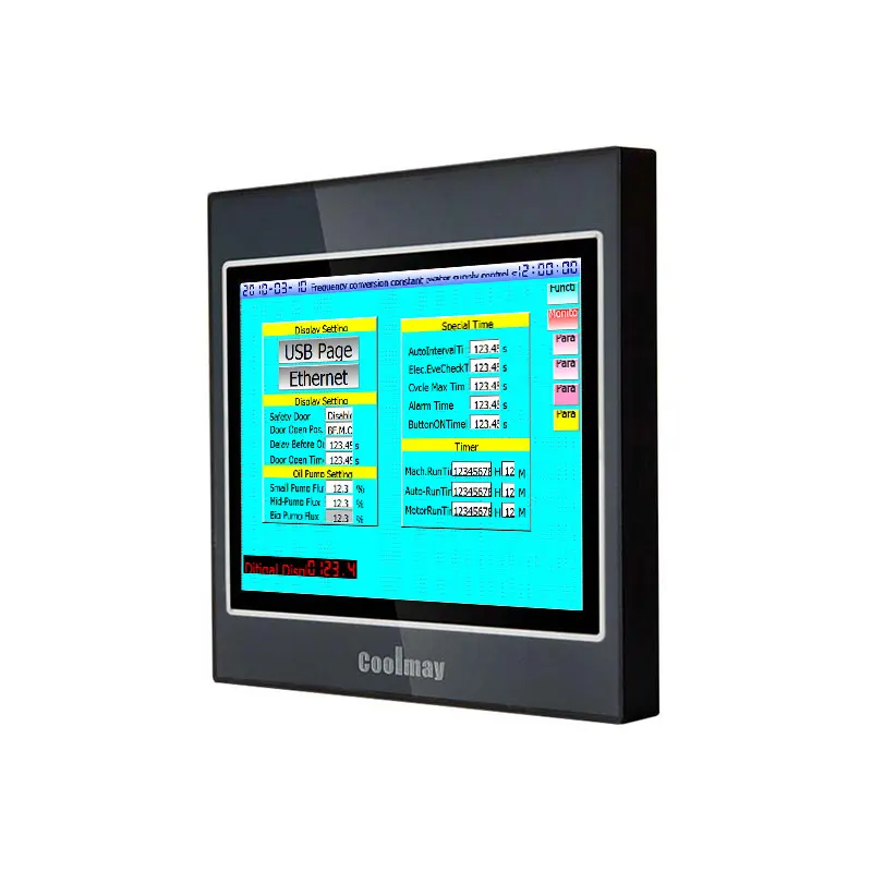 Coolmay TK6037FH Economic Mini Color Touch Screen HMI Monitor for Industrial Automation enlarge