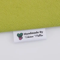 sewing labels personalized brand custom logo cotton tags 5000 pieces handmade items cactus 30mm x 42mm md5086