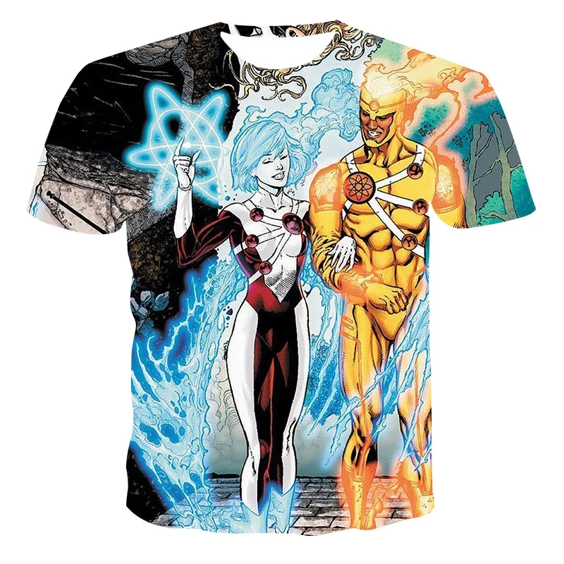 

Summer New 3D T Shirt Armor Dragon Men Clothing Cartoons Anime Style Casual Breathable O Neck Clothing Large Size 110-6 XL