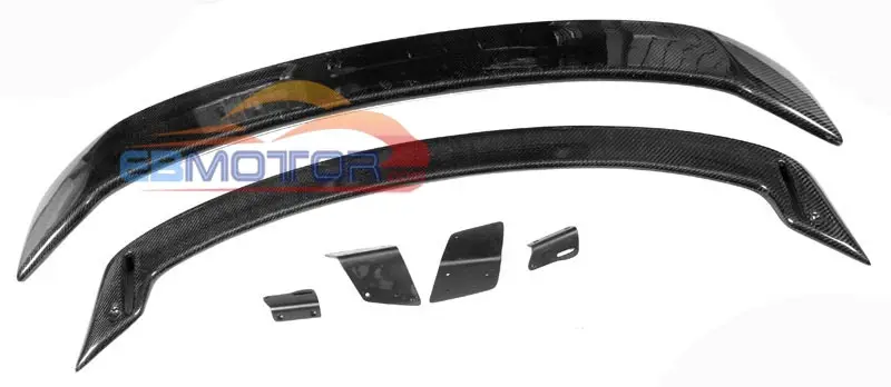 Real Carbon Fiber MSPEED GT SPORT REAR WING TRUNK SPOILER 1PAIR WITH Bracket For MAZDA RX8 04-11 T017 | Автомобили и мотоциклы