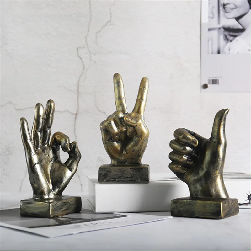 Европейские полимерные статуэтки на палец в стиле ретро офисные настольные