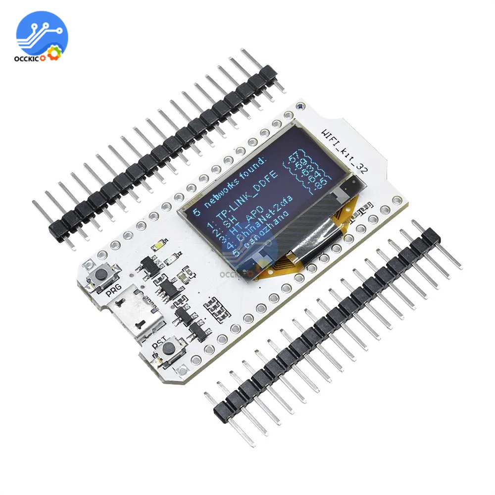 ESP32 телефон с диагональю 0 96 дюйма синий OLED-дисплей Bluetooth CP2102 WIFI комплект 32 модуля