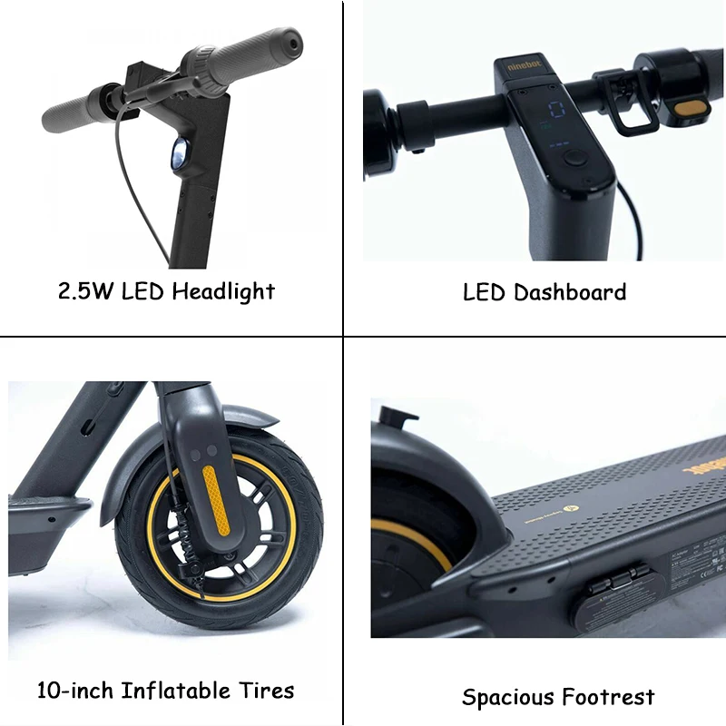 2020 оригинальный Ninebot Max G30 KickScooter 65 км пройденное расстояние в милях Smart
