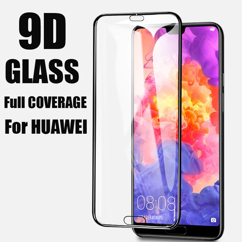 9D закаленное стекло для huawei Nova 5 Pro 5i Защитная крышка экрана Honor mate 30 20 lite P smart 2019