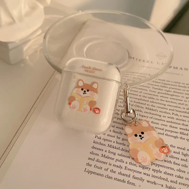 

Look book dog with stand holder earphone case shell cute cartoon hearphone cover for apple airpod pro 3 cases for airpods 2/1