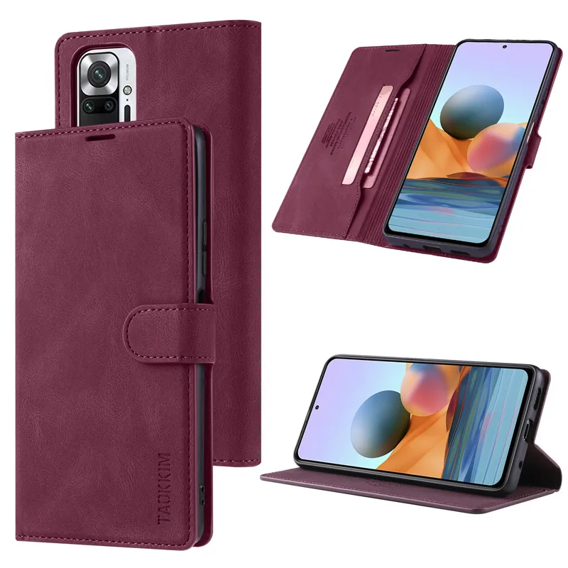

Флип-чехол для Xiaomi Redmi Note 10 Pro 4G 10S 9T Poco F3 X3 NFC, роскошный чехол-книжка из искусственной кожи с держателем для карт, бумажник