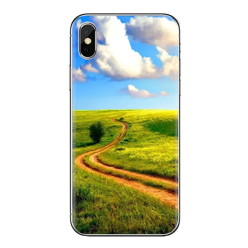 3d обои с природой мягкий прозрачный просвечивающийся чехол Чехлы для huawei Коврики