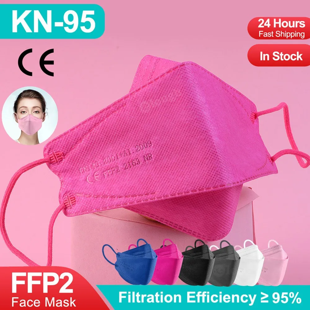 Mascarilla FPP2 Homologada Colores FFP2 Mascarillas KN95 Adult CE FFP2Mask FFP3 4 Layers Fish Mask FP2 Masque FFP 2 | Безопасность и