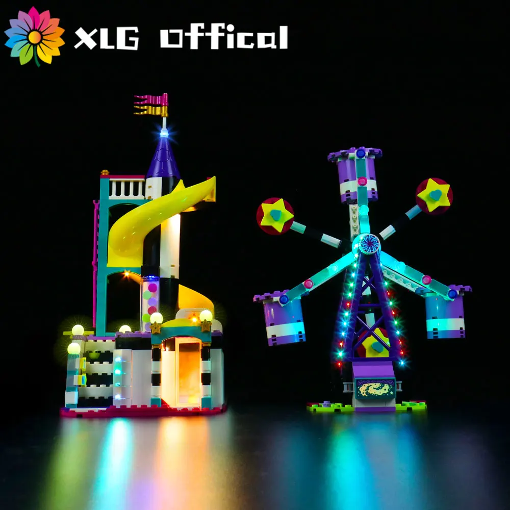 

NEW Led Light Compatible for LEGO 41689 Magical Ferris Wheel and Slide Block Light Kit Toys Only Light No Block