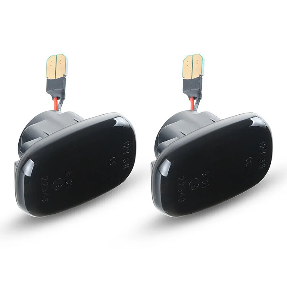 

Dynamic Side Marker Light LED 12V 2835 SMD Pair Smoke Lens 2X Brand new