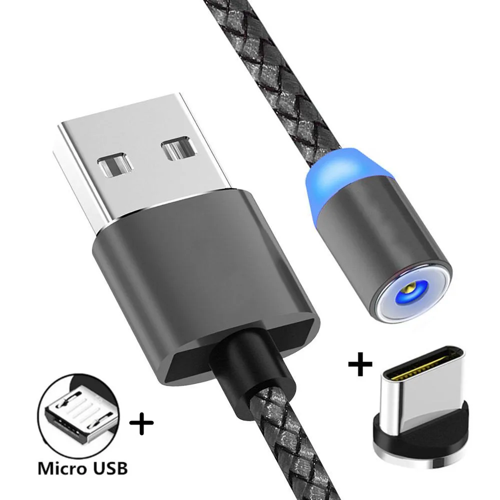 Магнитный зарядный кабель Micro USB/Type C для XiaoMi Xiomi Mi A1 A2 8 Lite 9 se RedMi 5A 6A 4A 4X S2 5 Plus Note 6 7 Pro |