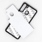 Сублимационный чехол 2D для Samsung Galaxy A21, пустые печатные пластиковые жесткие чехлы, алюминиевый лист, 10 шт.