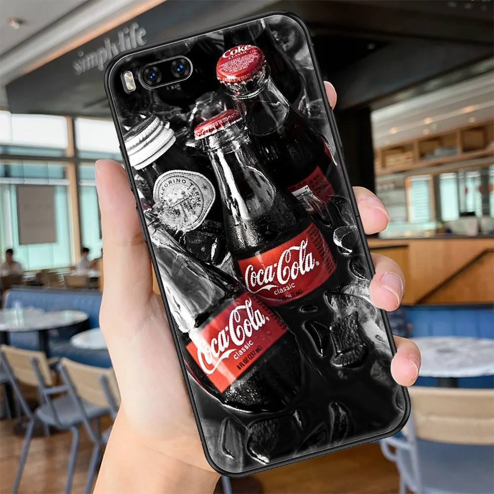 

Coke Bestselling Cocas Phone case For Xiaomi Mi Max Note 3 A2 A3 8 9 9T 10 Lite Pro Ultra black trend prime silicone shell