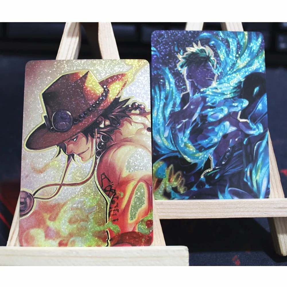 2 шт./набор аниме одиночная карта белая бридная команда лидера Portgas · D Ace Marco