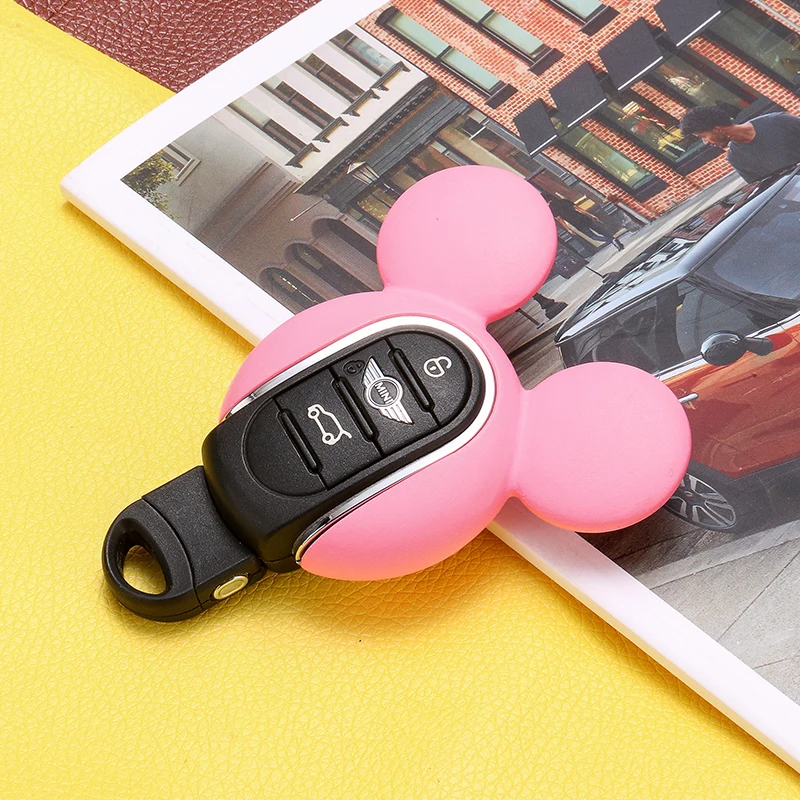 Бриллиантовый мини-чехол для ключей F56 чехол Miky брелок с кольцом декоративный BMW