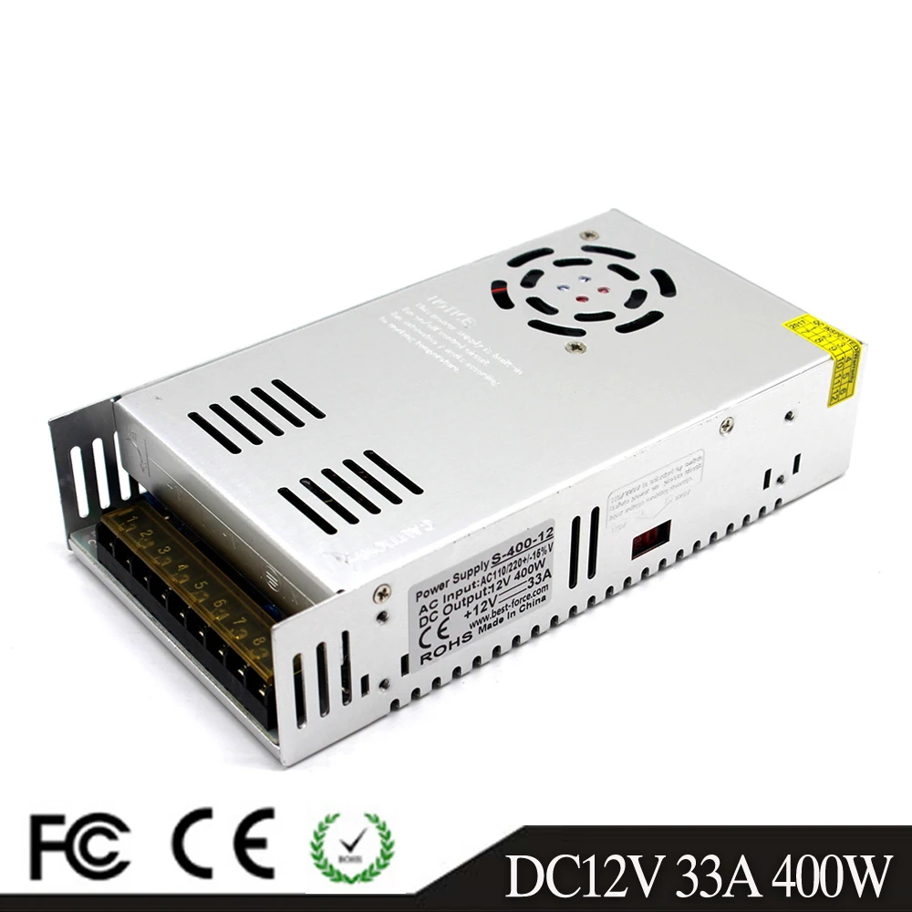 Одиночный выход DC12V DC24V DC36V DC48V DC60V DC32V 400W переключатель питания Трансформаторы