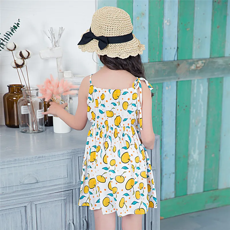 Хлопковое однотонное летнее Повседневное платье на бретелях с короткими