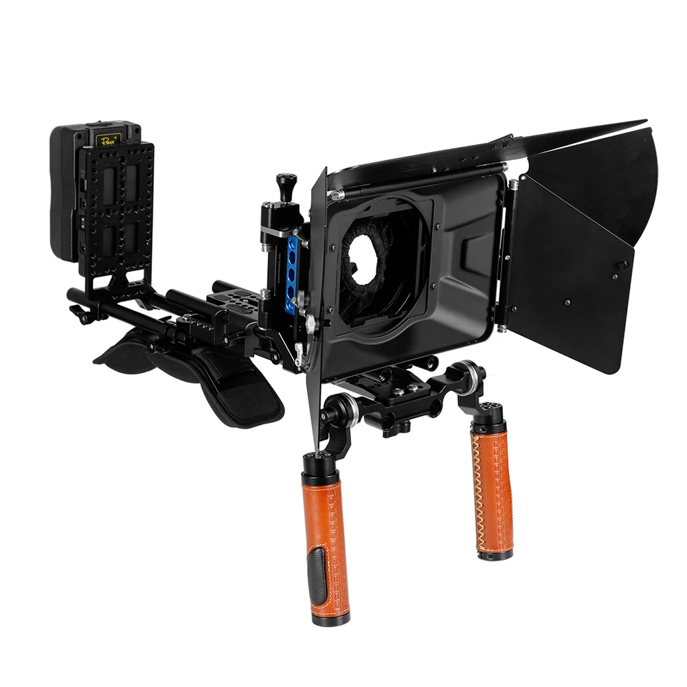 HDRIG Full-equipped Camcorder Shoulder Mount Video Rig With 12