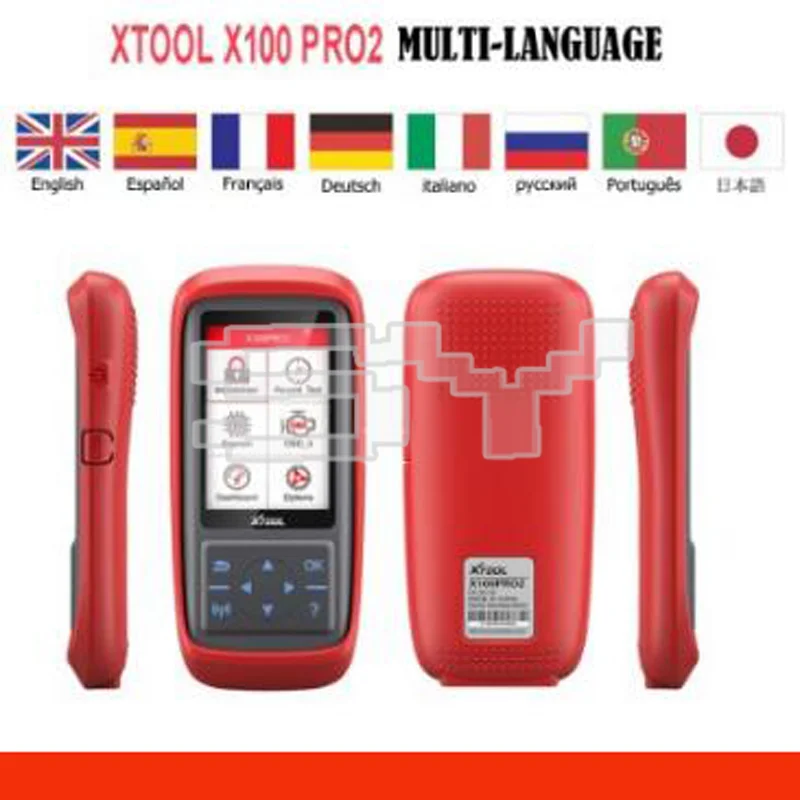 

Xtool X100 PRO2 OBD2 automatic key programmer odometer adjustment Reset Code Read Car Tools Multi-language Free update
