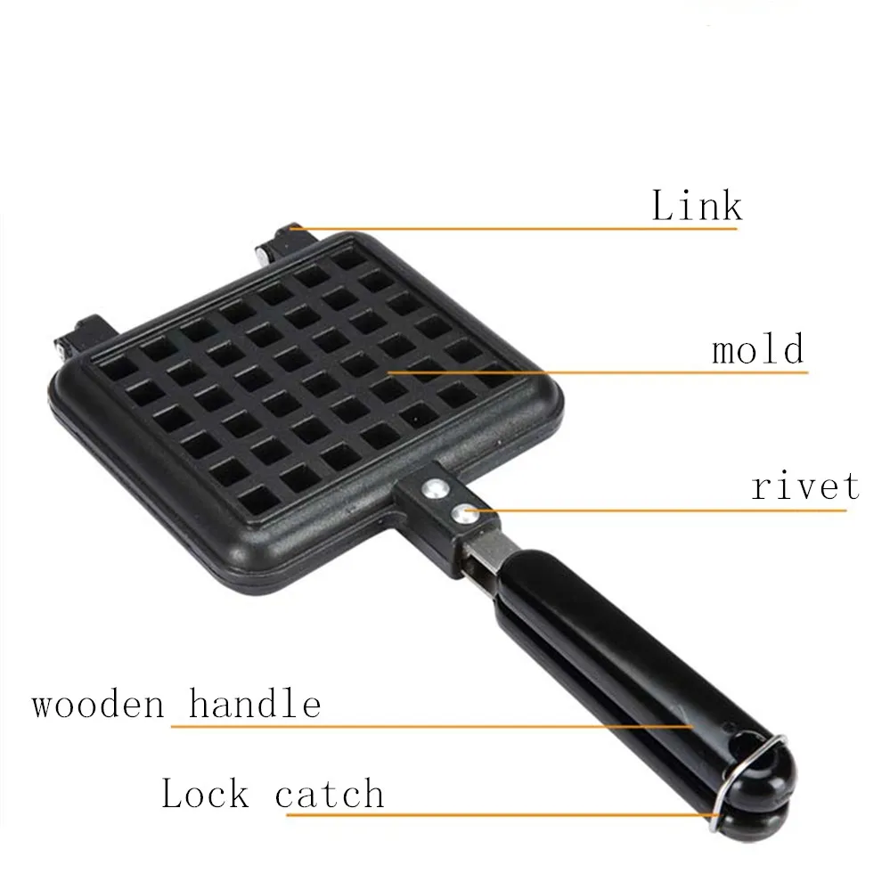 

Waffle Maker Machine Non-Stick Metal Pan Cake Oven Fish-Shaped Heat-Resistant Breakfast Machine Household Kitchen Tools DIY